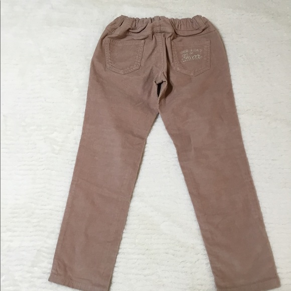 Gucci Pink Corduroy girls pants size 6 - Picture 3 of 12